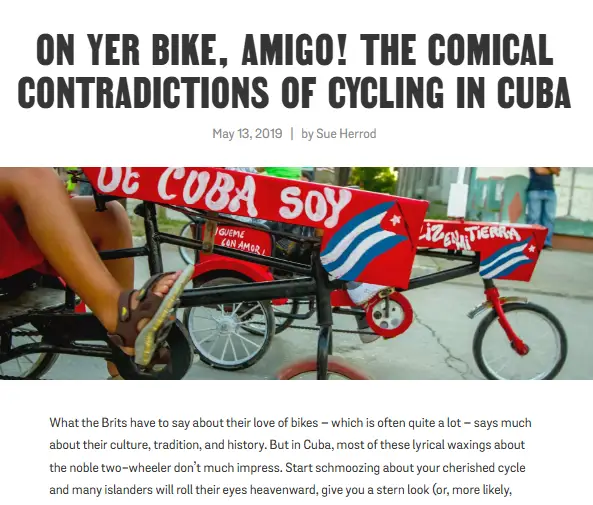 On Yer Bike Amigo: written by Sue Herrod