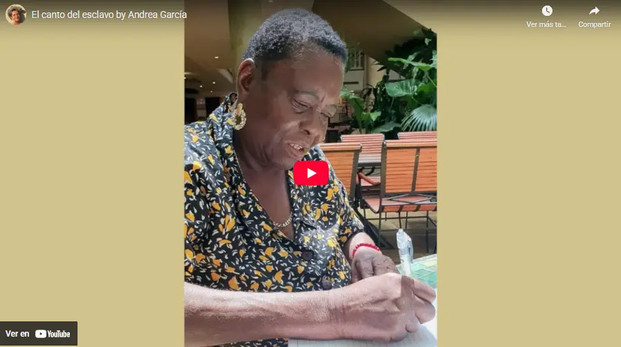 El canto del esclavo by Andrea García
