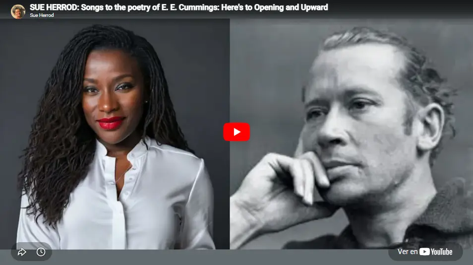 SUE HERROD: Songs to the poetry of E. E. Cummings: Here's to Opening and Upward