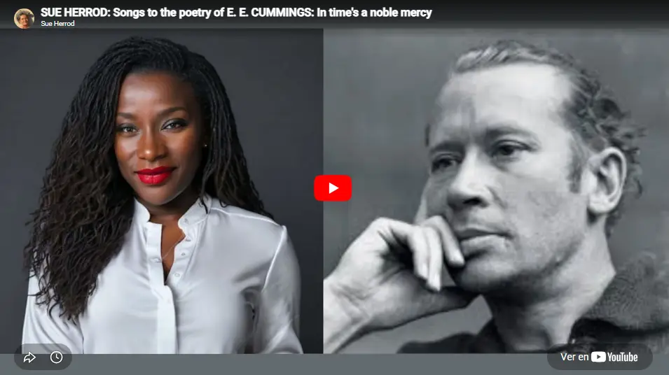 SUE HERROD: Songs to the poetry of E. E. CUMMINGS: In time's a noble mercy