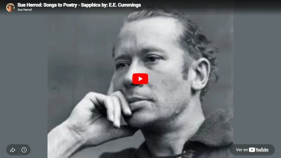 Sue Herrod: Songs to Poetry - Sapphics by: E.E. Cummings